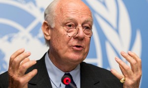 UN envoy to Syria Staffan de Mistura